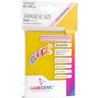 "Gamegenic Prime Sleeves Small Yellow"
