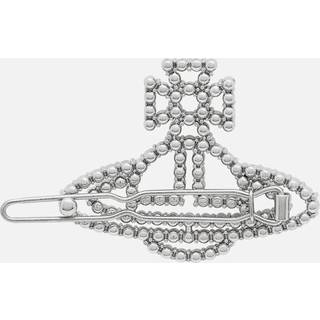 Vivienne Westwood Annalisa Silver Orb Crystal Hairclip - Silver