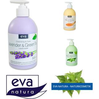 Eva Natura Lavender & Green Tea Flydende cremesæbe til hænder 500 ml - 500 ml
