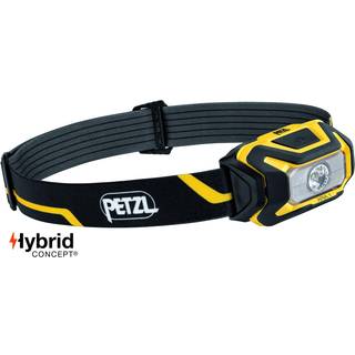 Petzl Hovedlampen Aria 1, Sort/gul, Inkl. batterier