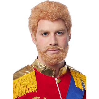 Royaler Prinz Perücke & Bart