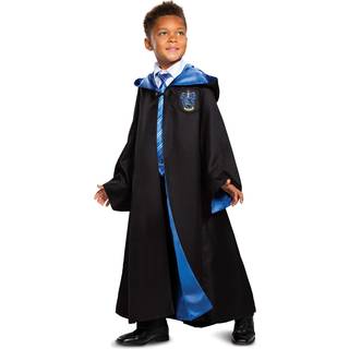 Harry Potter Ravenclaw Robe Prestige Children's Costume Accessory Black & Blue Kids St?rrelse stor (10-12)