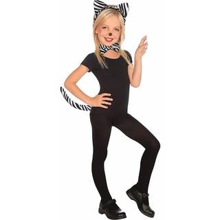 Forum Plush Zebra Child Kit kostume hvid/sort