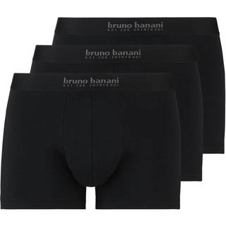 bruno banani Herren Shorts blau Baumwolle & Mix unifarben