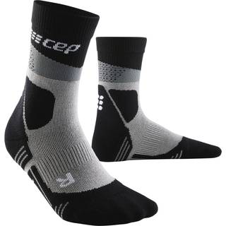 CEP Max Cushion Socks Hiking Mid Cut Vandresokker Herrer størrelse V farve sort/grå