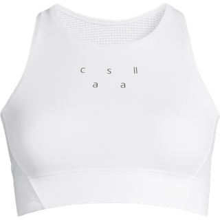 Iconic Longline Sports Bra - White
