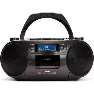 AIWA Boomblaster DAB+, Kassette, Bluetooth og CD Grå