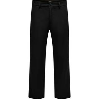 Edge Chino Bukser - Sort - Herre - 29/30 - Only & Sons