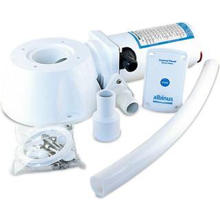 Elkonverteringssæt til manuel bådtoilet Albin Standard Electric Toilet Conversion Kit 12 V