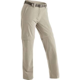 Maier Sports Women's Nata 2 Trekking bukser Damer størrelse 38 - Regular farve beige