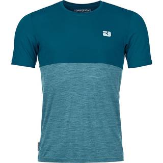 Ortovox 150 Cool Logo T-Shirt Merino-shirt Herrer størrelse M farve turkis/blå