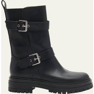 Gianvito Rossi Thiago leather ankle boots - black - EU 39