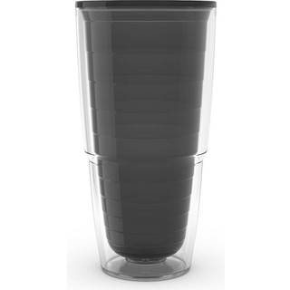 Tervis Clear & farverig bordplade lavet i USA dobbeltv?gget isoleret tumbler rejsekop holder drikkevarer koldt og varmt 24 oz kvarts