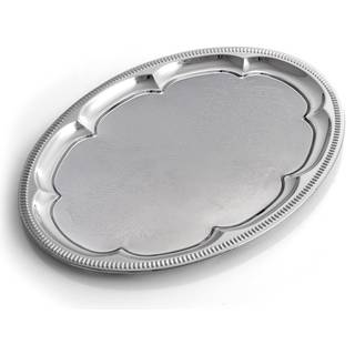 Sterlingcraft s?lv finish servering bakke 9 x 6 tommer 7 1/4 x 4 1/4 serveringsomr?de