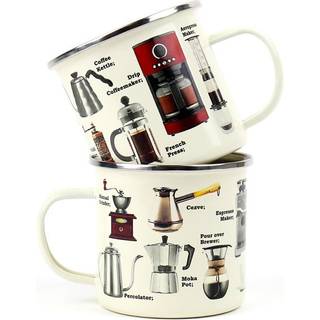 Gift Republic Enamel Mug Coffee - Krus