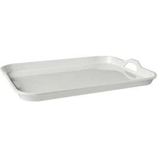 Hutzler melamin serveringsbakke med h?ndtag 20 """" x 15 """" hvid