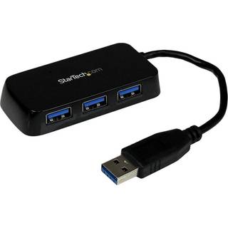 StarTech.com ST4300MINU3B interface hub USB 3.2 Gen 1 (3.1 Gen 1) Type-A 5000 Mbit/s Sort