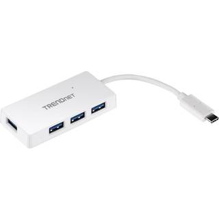 TRENDnet TUC-H4E - hub - 4 ports USB hub - 4 ports - Hvid