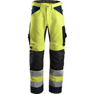 Snickers Workwear 6331 AllroundWork Håndværkerbukser Bemærk, gul Hi-Vis, gul