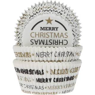 Merry Christmas Muffinsforme - 50 stk, House of Marie