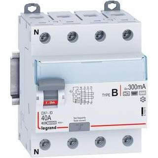 LEGRAND DX³ RCCB fejlstrømsafbryder 40A 4pol 300mA type-B 4M 10KA