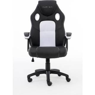 Raptor GS-40 gamerstol PU+Fabric sort og hvid