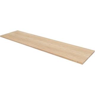 Wallmann hylde, ubehandlet, bambus, 2000 x 300 x 18 mm