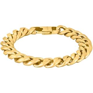 SON OF NOA - Herre armbånd i mat stål med IP gold**