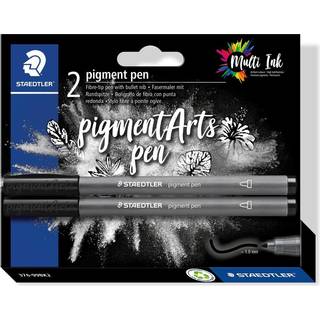 Staedtler STAEDTLER Pigment Pen, intens sort, 2 stk