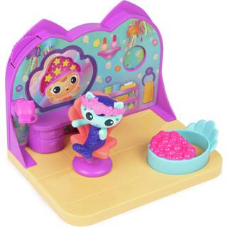 Gabbys Dollhouse Mercats Spa Room Playset With Mercat Toy Figur Overraskelse Toys og Dollhouse Furniture Kids Toys For Girls & Boys 3+