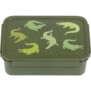 A Little Lovely Company Bento lunch box: Crocodiles
