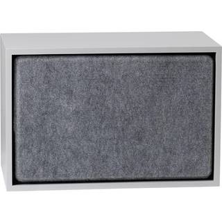 Muuto Stacked Reol System Akustisk Panel Stor Grå Mélange