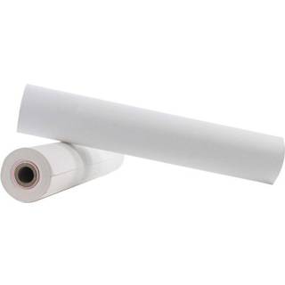 6 x Telefaxrulle 55g hvid BPA-fri