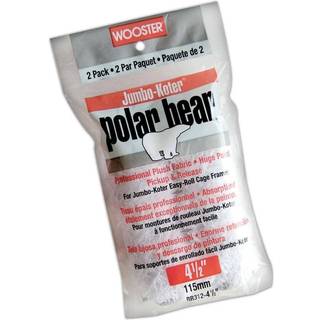 Wooster RR312-4.5 4-1/2 """" Jumbo-Koter Polarbear 2pk Mini Roller 4 1/2-tommer