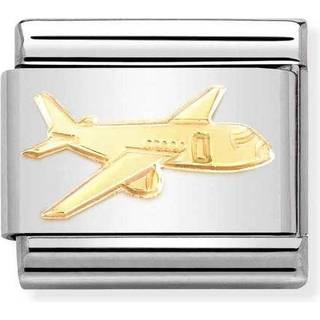 Nomination Gold Plane Charm