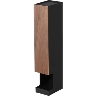 YAMAZAKI toiletrulle holder RIN - sort og træ