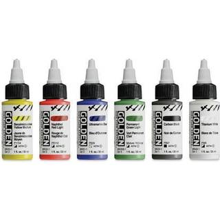 Golden Artist Colors High Flow Intro Sæt med akrylmaling 6 x 30 ml