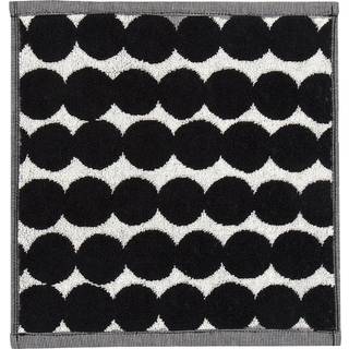 Marimekko Räsymatto håndklæde sort Minihåndklæde 30x30 cm