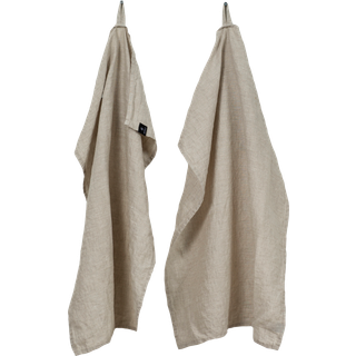 Himla Sunshine Viskestykke 50x70 Cm 2-pak - Viskestykker Hør Oatmeal - D16086-00056-2304