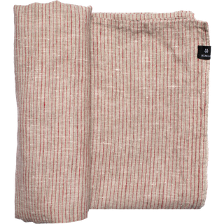 Himla Linus dug 145x250 cm True red/Natural