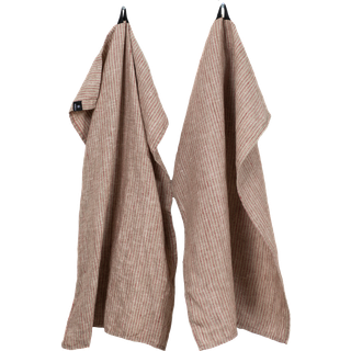 Himla Linus viskestykke 50x70 cm 2 stk True red/Natural