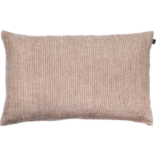 Himla Linus pudebetræk 40x60 cm True red/Natural