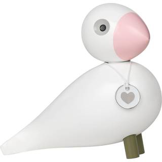 Kay Bojesen sangfugl Love hvid/rosa