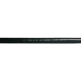 Brændstofslange Hoses Technology CARBO/73379/HT, gummi med forstærkning, 6 mm (1/4"), 3 meter, sort