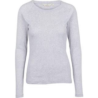 Arense LS Tee - Light Grey Mel. XL - 100% Cotton (Organic GOTS) - T-shirts