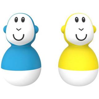 Matchstick Monkey Endless Bathtime Fun Wobblers legetøj til vand Blue & Yellow 2 stk. - 2 stk.