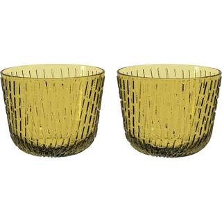 Syksy tumbler glas 2 dl 2-pak, oliven