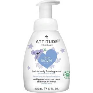 ATTITUDE 2-i-1 Hr- og kropsskummende Baby Wash EWG Verified Shampoosbe Dermatologisk testet Lavet med naturligt afledte ingredienser Vegan Good