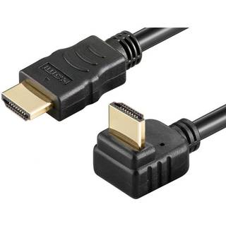 HDMI kabel med 270 graders vinklet stik | 0,50 meter | PRIS-MATCH