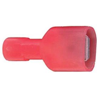 Xscorpion MD250NFR 22/18 gauge fuldt isoleret hurtig afbrydelsestik Rød